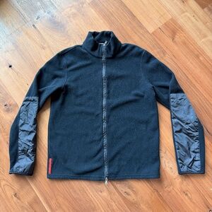 Mens Black Prada Lightweight Fleece (M)